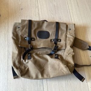 Canvas backpack - never used